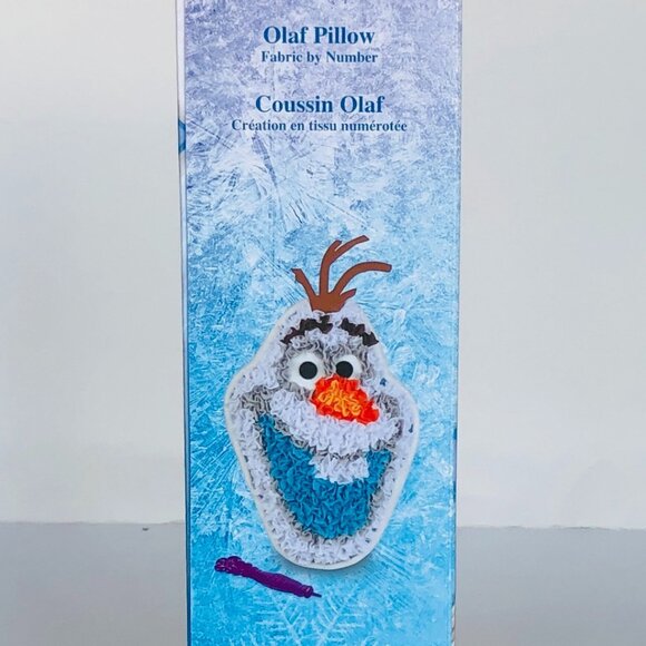 PlushCraft Disney Frozen Olaf Pillow Fabric by Number 322 Pcs New Sealed Age 5+ - Picture 9 of 16